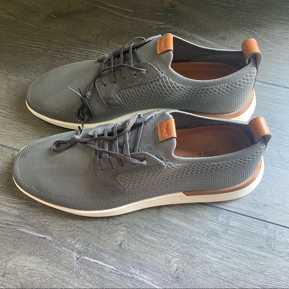 Mens Size 10- Wolf and Shepard Gray & leather sneakers